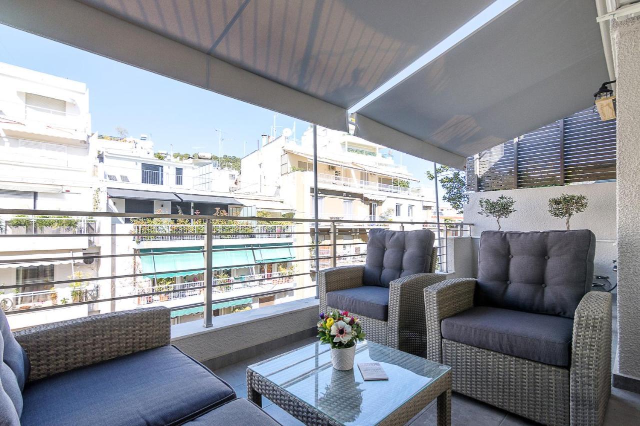 아테네 Chic Penthouse For 4 Ppl In Kolonaki 아파트 외부 사진