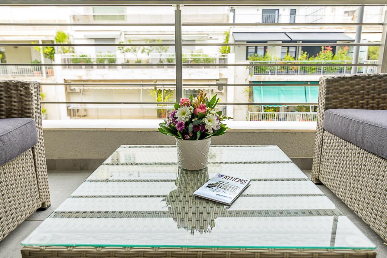 아테네 Chic Penthouse For 4 Ppl In Kolonaki 아파트 외부 사진